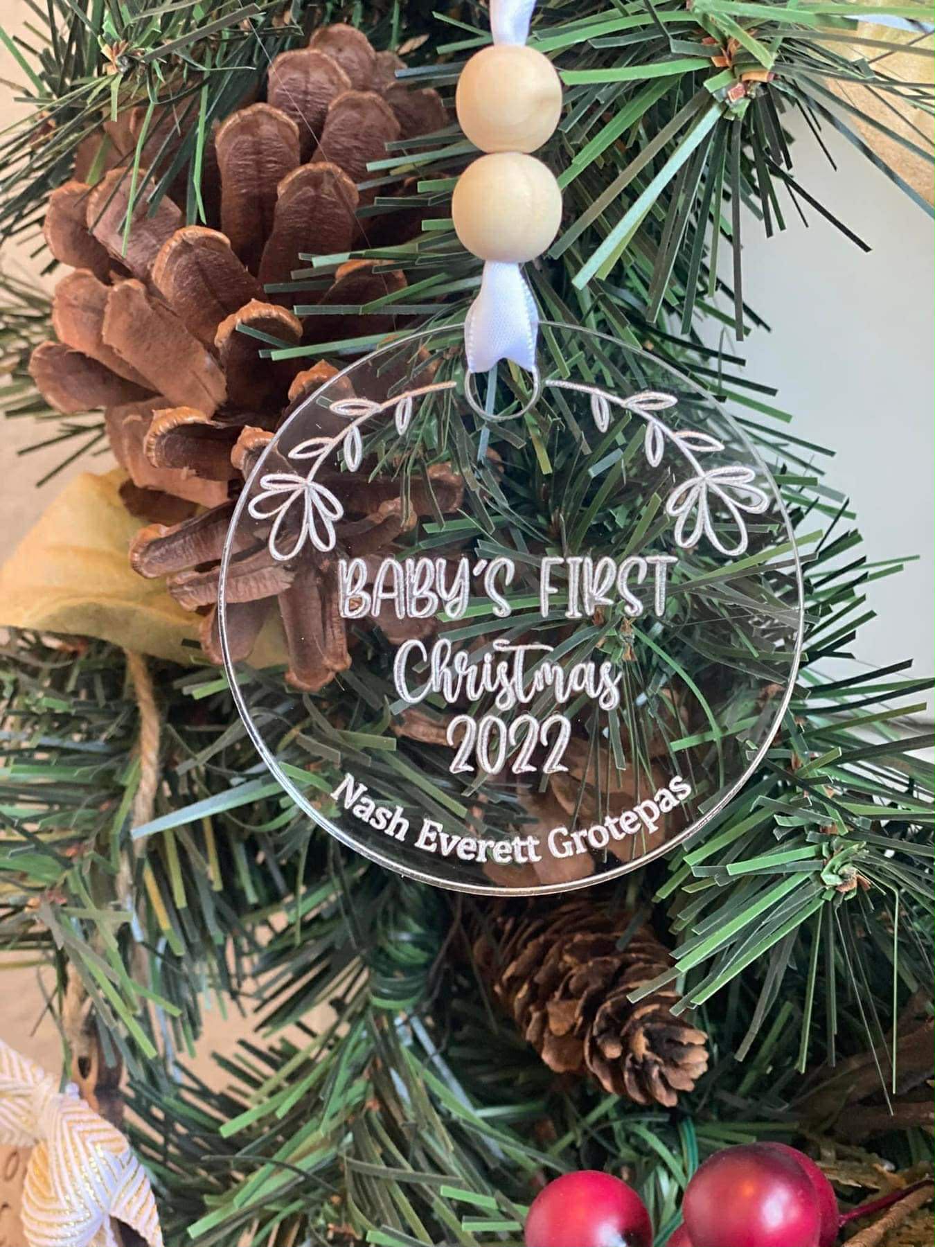 Baby's First Christmas Acrylic