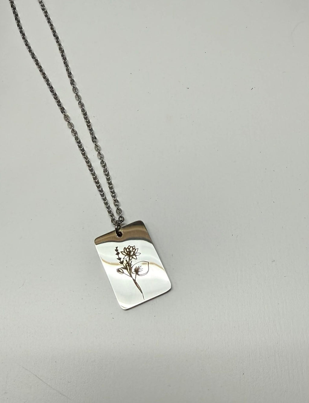 Birth Flower Necklace