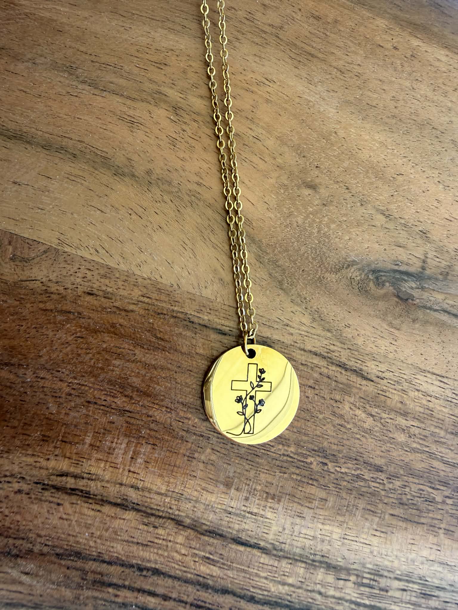 Cross with Flowers