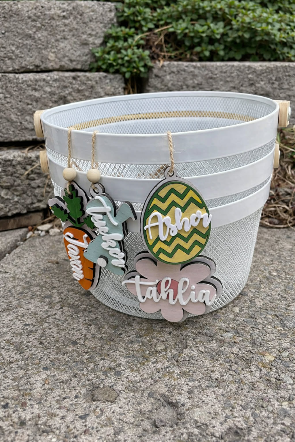 Easter tags 3 layers