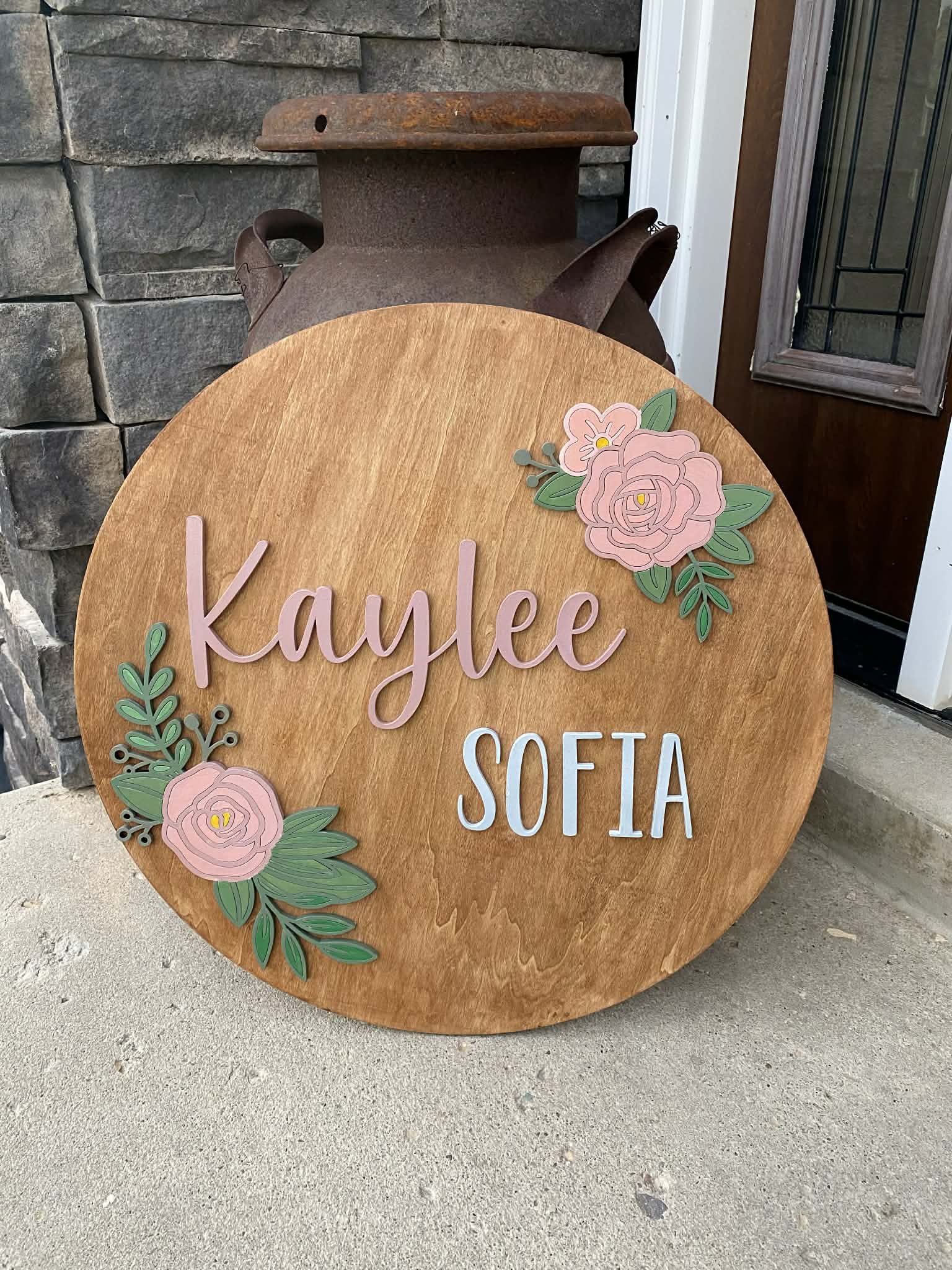 Floral Nursery Sign