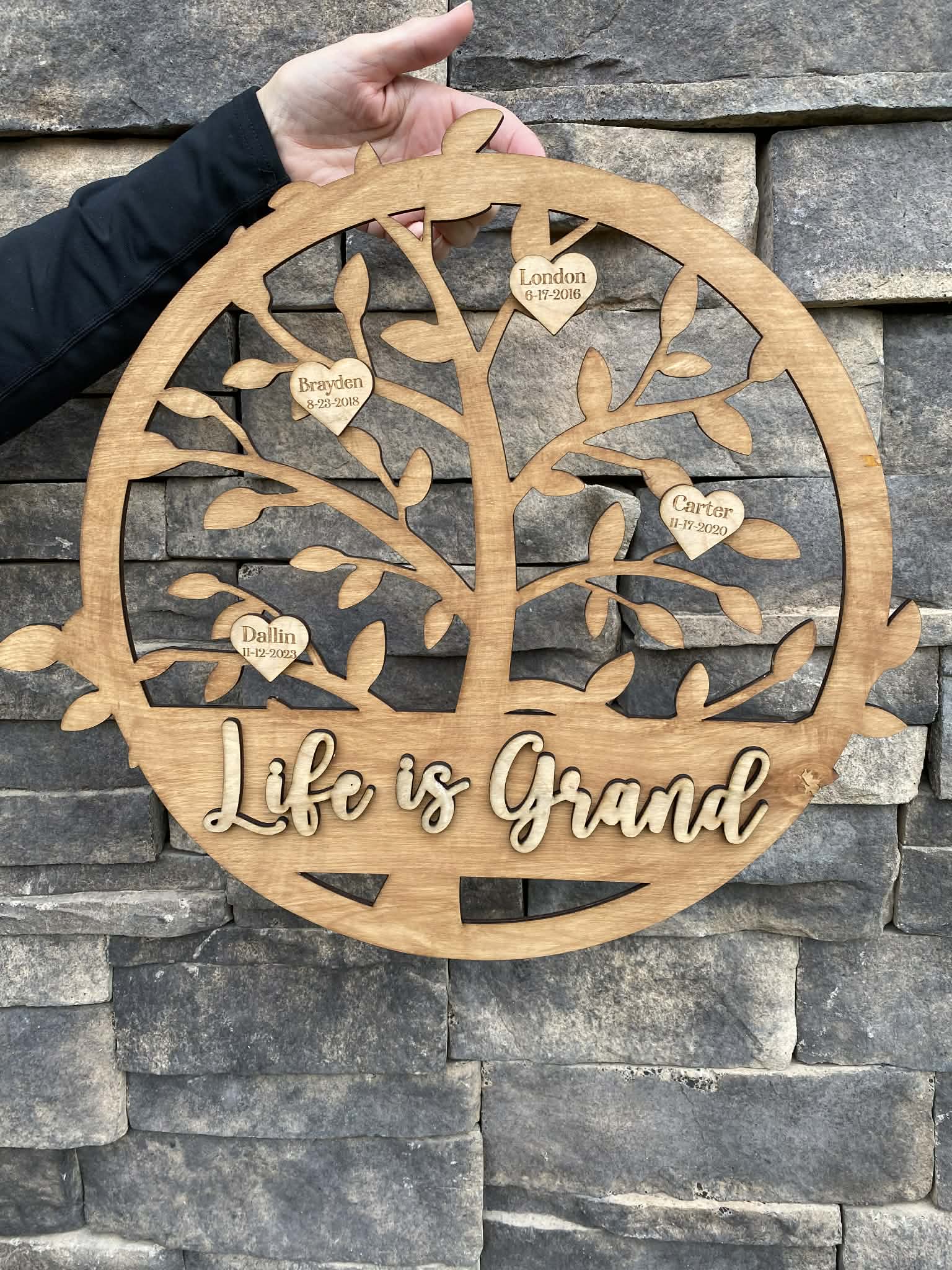 Life is Grand Family Sign