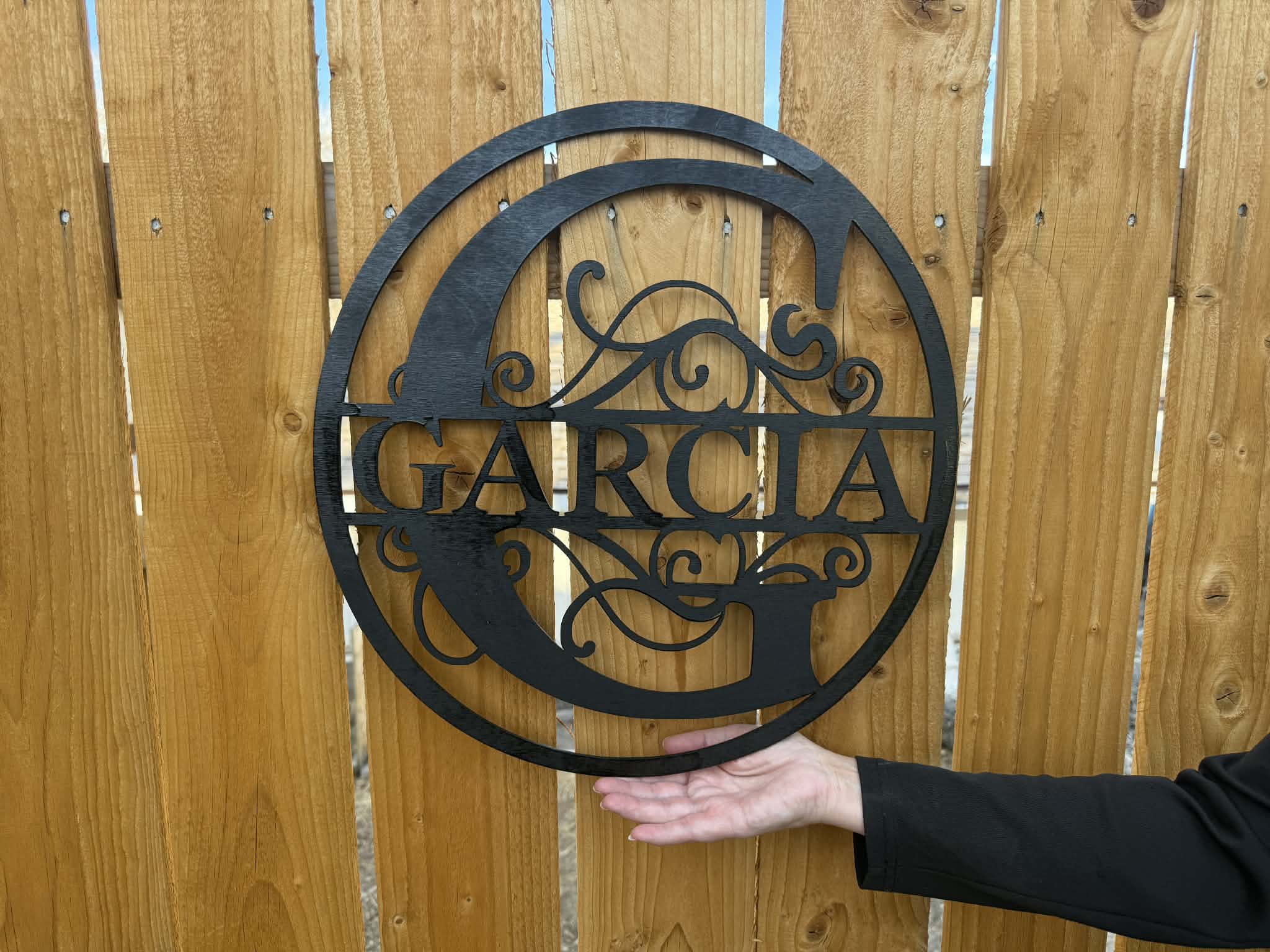 Custom Monogram Sign