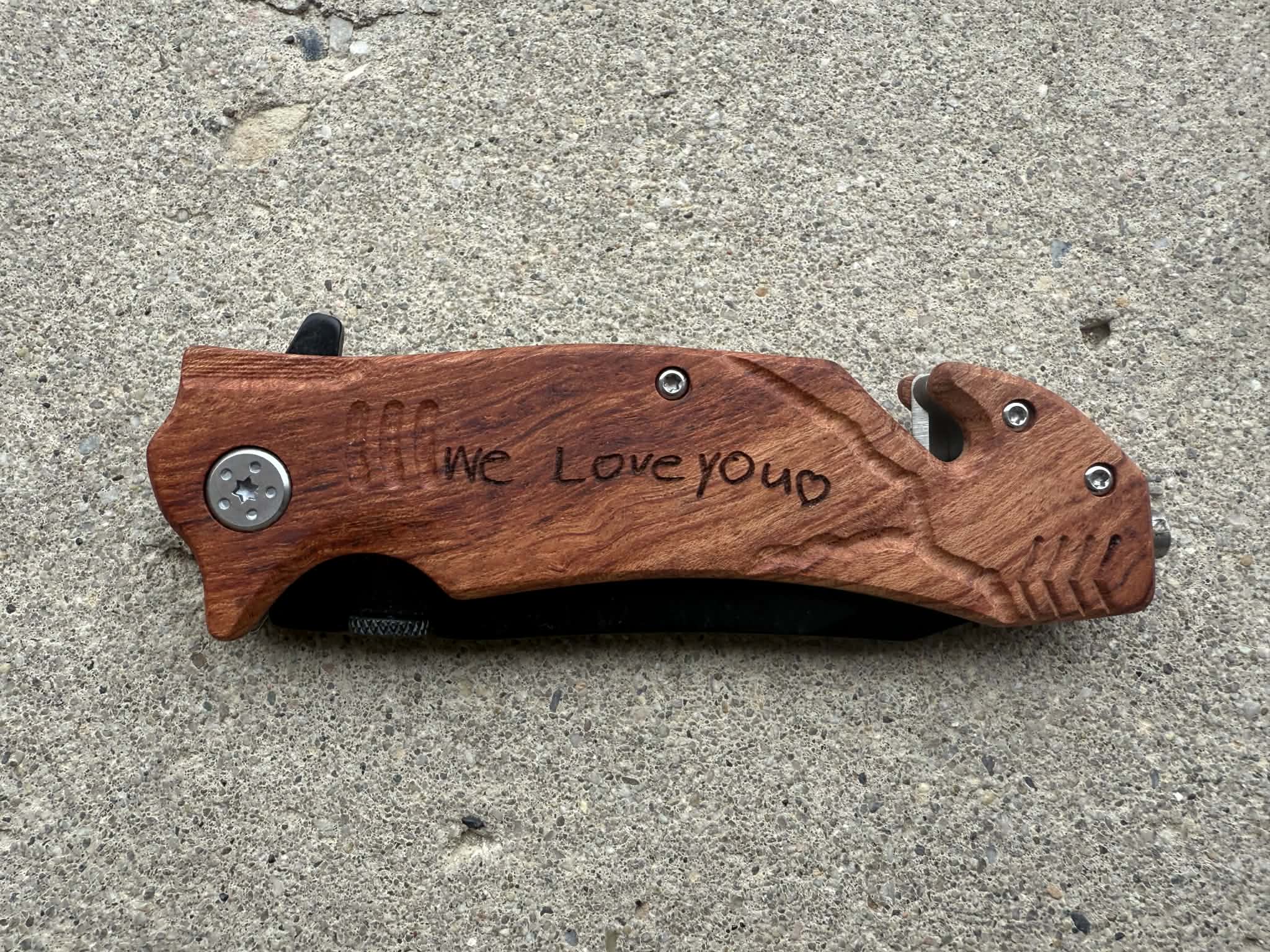 Custom Wooden Knife